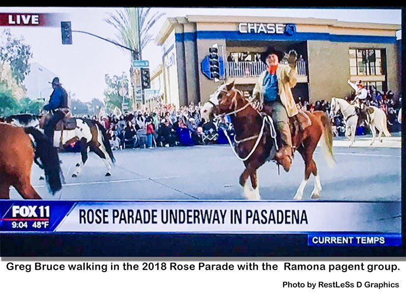 President Greg Bruce 2018 Rose Parade