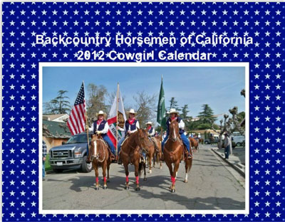 BCHC 2012 Cowgirl Calendar $20.